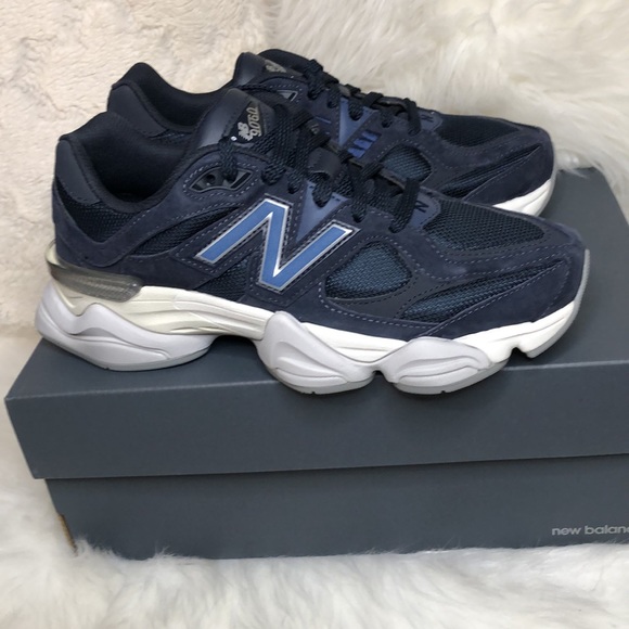 New Balance 9060 Navy Sneakers Men’s 8 NIB - Picture 8 of 10